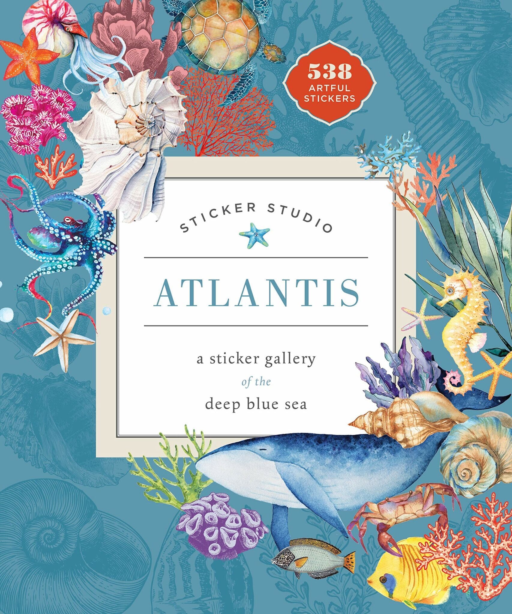 Bilde av New-mags - New-mags Atlantis Sticker Book - Lunehjem.no - Interiør På Nett