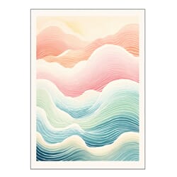 Poster Waves 50x70