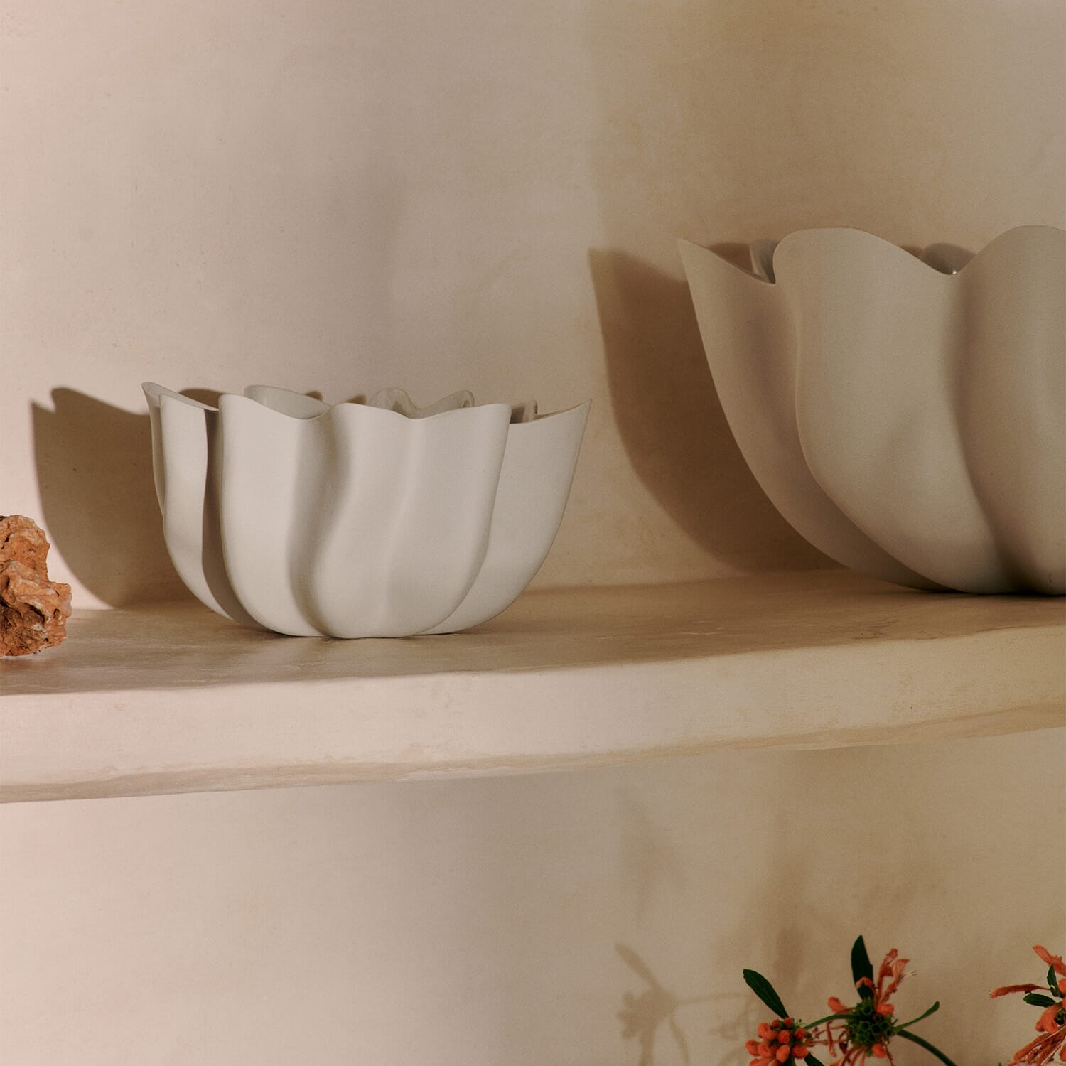 Ferm Living, Nium Skål Ø22 cm - Off-white