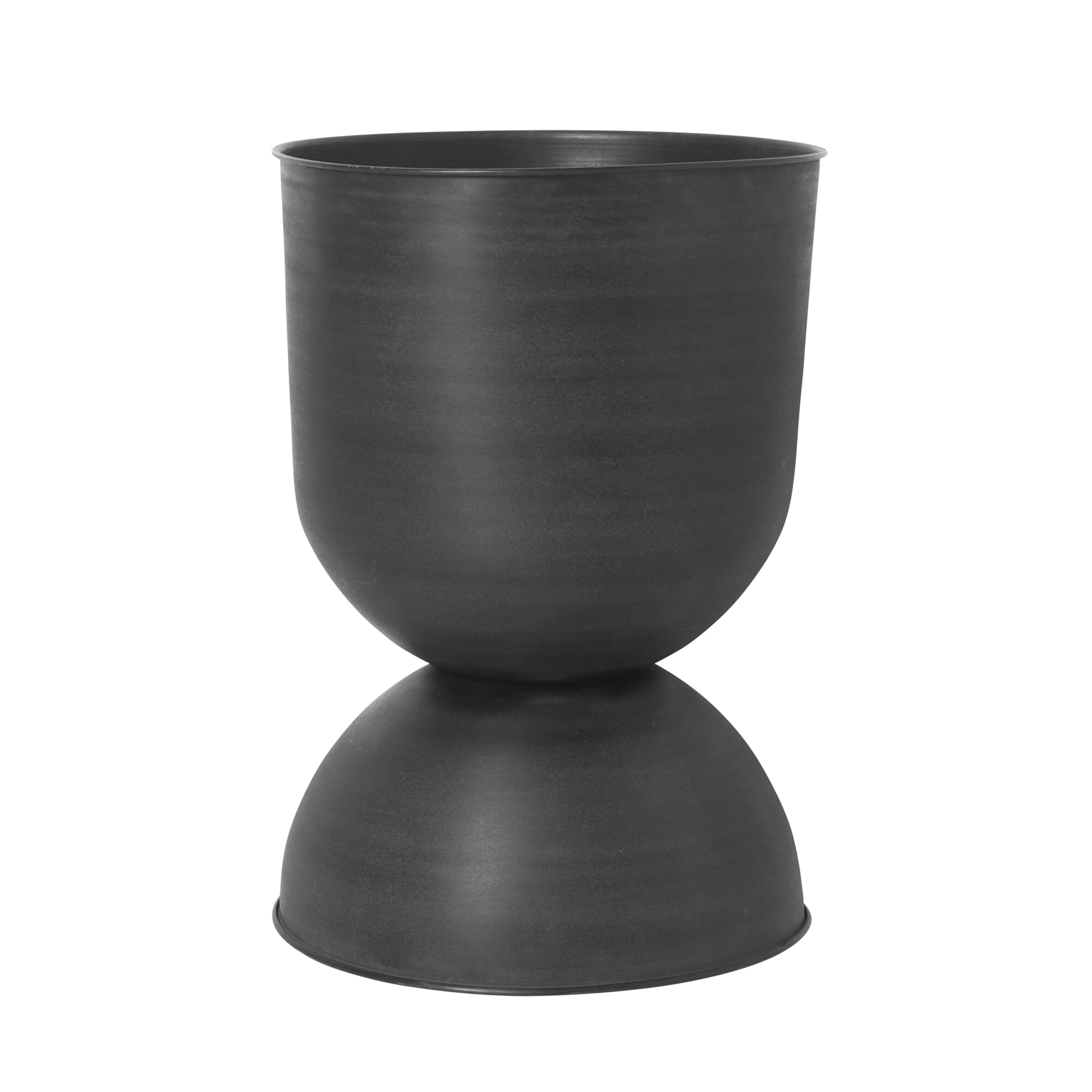 Bilde av Ferm Living - Ferm Living Hourglass Pot Black Large - Lunehjem.no - Interiør På Nett