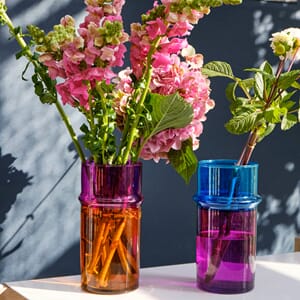 Vase Moroccan S Orange/Pink