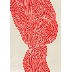 Poster The Line - Red