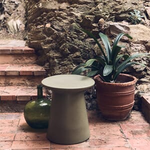 Earthenware side table M army