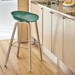 AAS_32_teal_green_2.0_sheel_wb_lacquer_oak_base_stainless_steel_footrest_Tint_Tumbler_green_Sobremesa_Serving_Bowl_S_white_with_red_rim.jpg