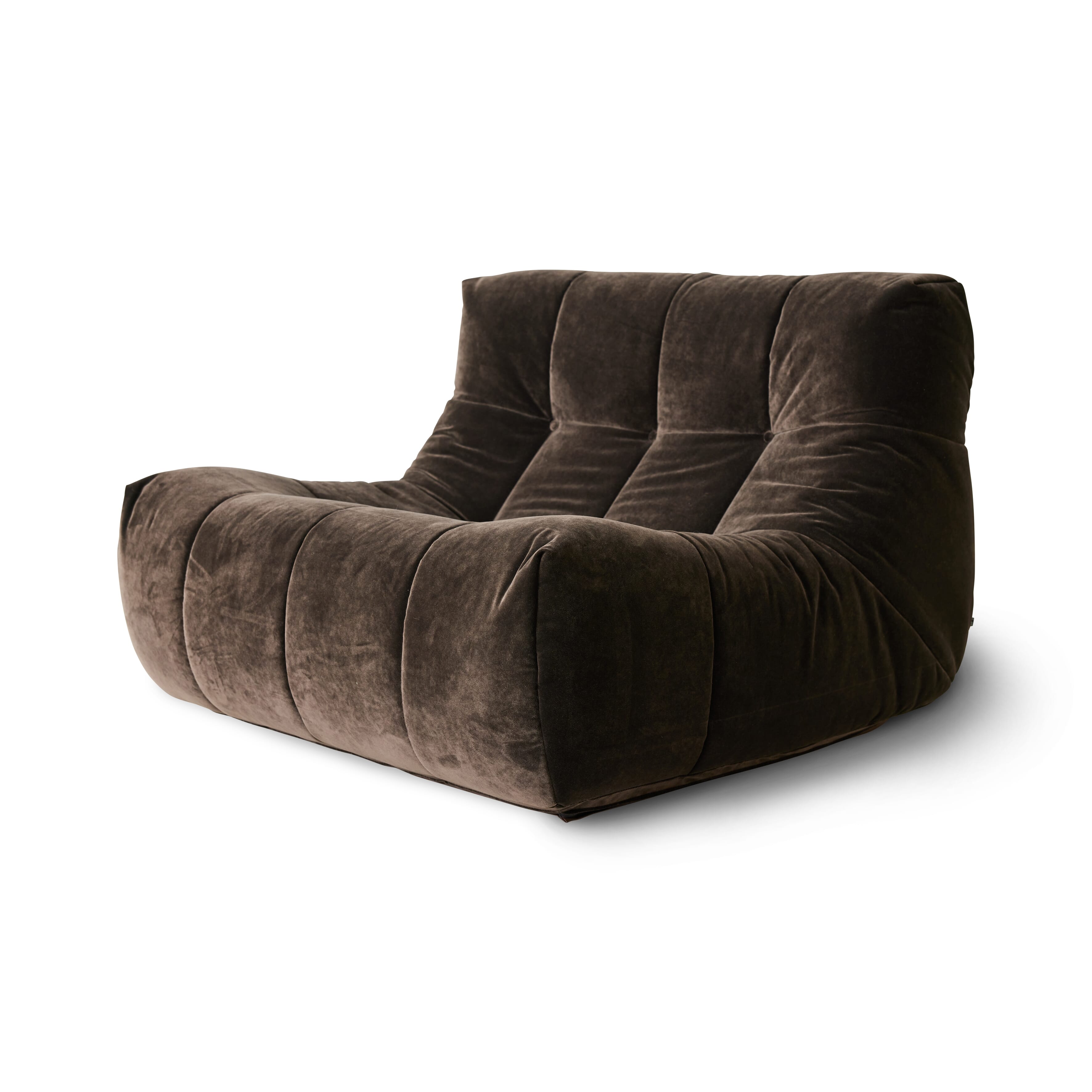 Bilde av Hk Living - Hk Living Lazy Lounge Chair Espresso - Lunehjem.no - Interiør På Nett