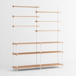 Moebe Hylle 200x163 Oak/White