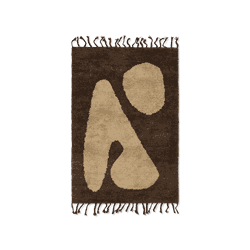 Gulvteppe Abstract Brown 80x120