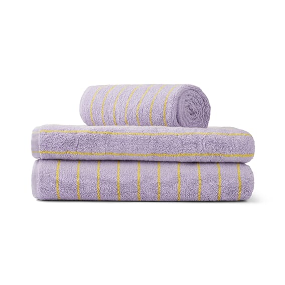 Naram Guest Towel, lilac & neon yellow_packshot1.jpg