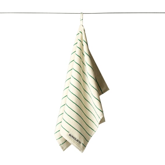 Naram Guest Towel, pure white & grass_packshot.jpg