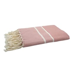 Fouta Håndkle Herringbone Powder Pink 100x200
