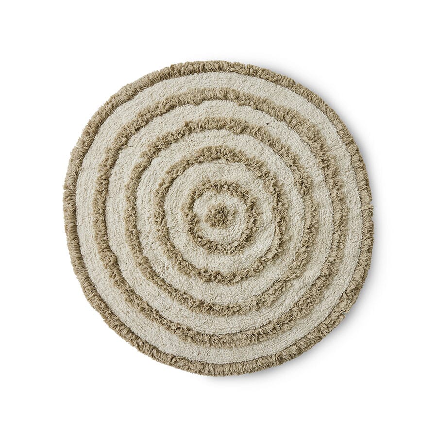 HKliving HK Living baderomsmatte Ø120 cm Cream