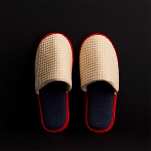 Slippers Waffle Cream Multi