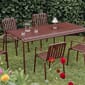AA612-B485_Rel Palissade_Table_Palissade_Armchair_Palissade_Chair_Palissade_Stool_iron_red_Mousqueton_brushed_stainless_steel.jpg