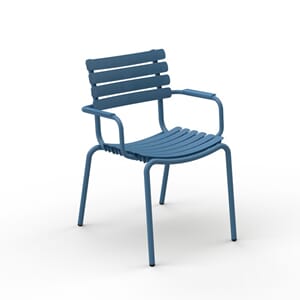 ReClips Spisestol med Armlene i Aluminium
