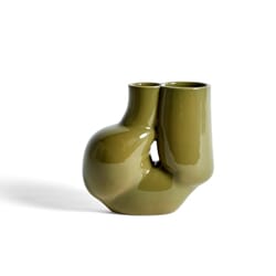WS Vase Chubby Olive Green