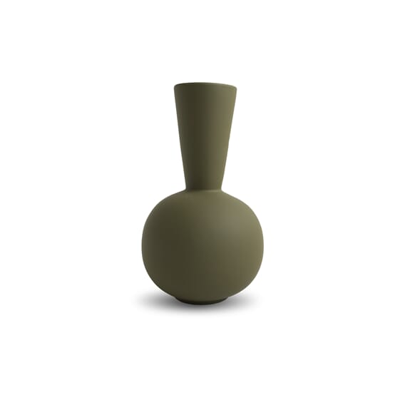 HI-028-29-OV HI-028-29-OV Trumpet Vase 30cm Olive.jpg