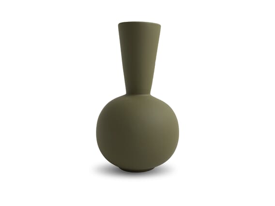 HI-028-29-OV HI-028-29-OV Trumpet Vase 30cm Olive.jpg